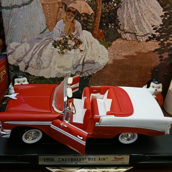 🚘1956 Chevrolet Vintage "Road Signature" Scale 1:18,Road Signature,Nice Gift.🎁 - Picture 14 of 14